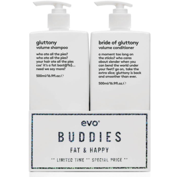 Evo Buddies Gluttony Shampoo & Conditioner 500ml
