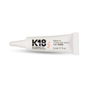 K18 leave-in hair mask 5ml single dose