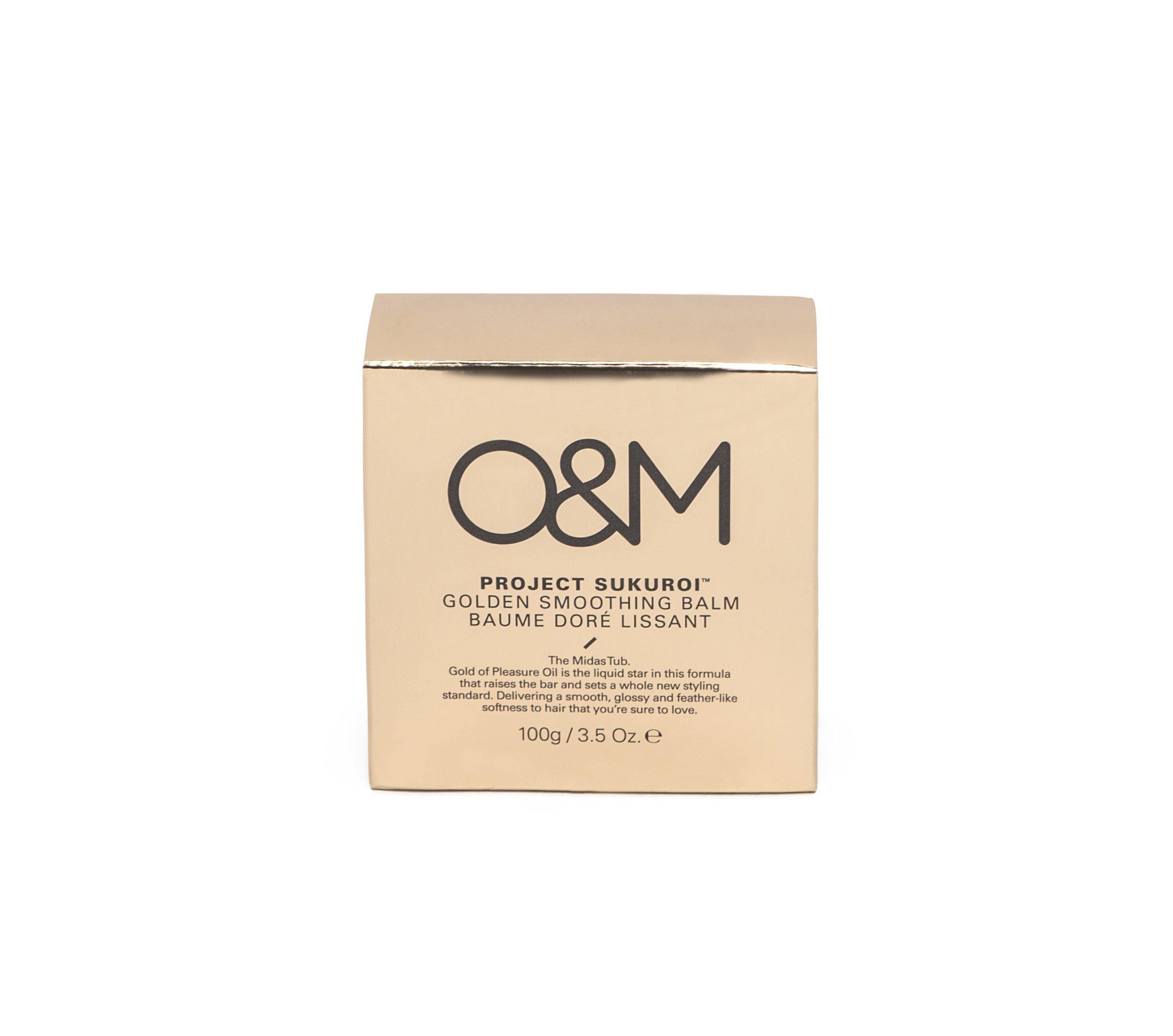 O&M Project Sukuroi Gold Smoothing Balm 100g - Mr Burrows Hair